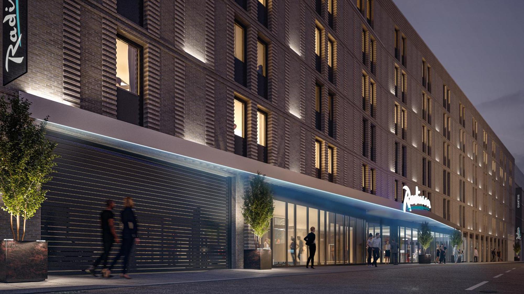 Radisson Hotel Leipzig Exterior foto